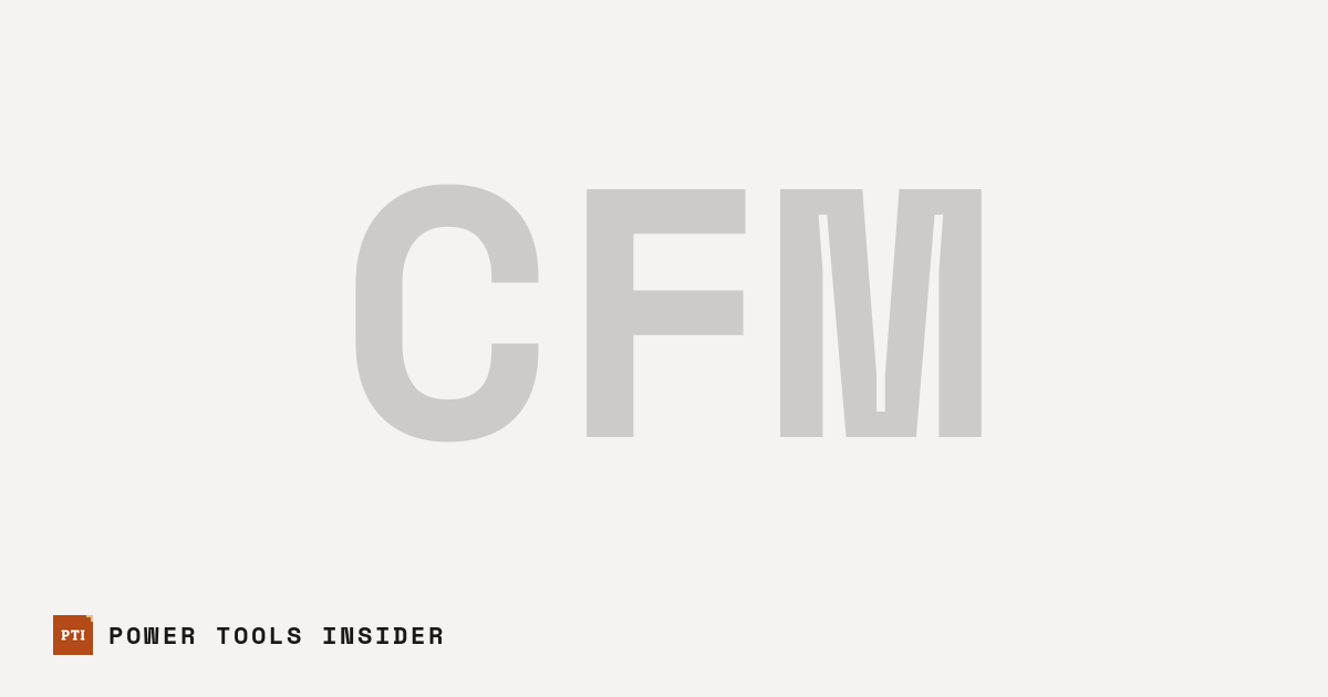 Air Compressor CFM Chart: What CFM You Need for Air Tools - Power Tool ...